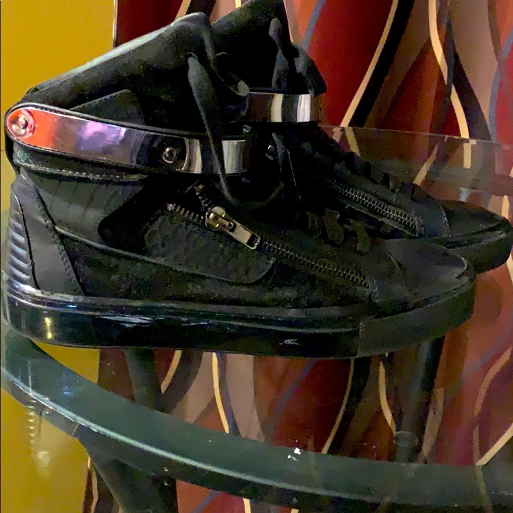Black Zara sneakers